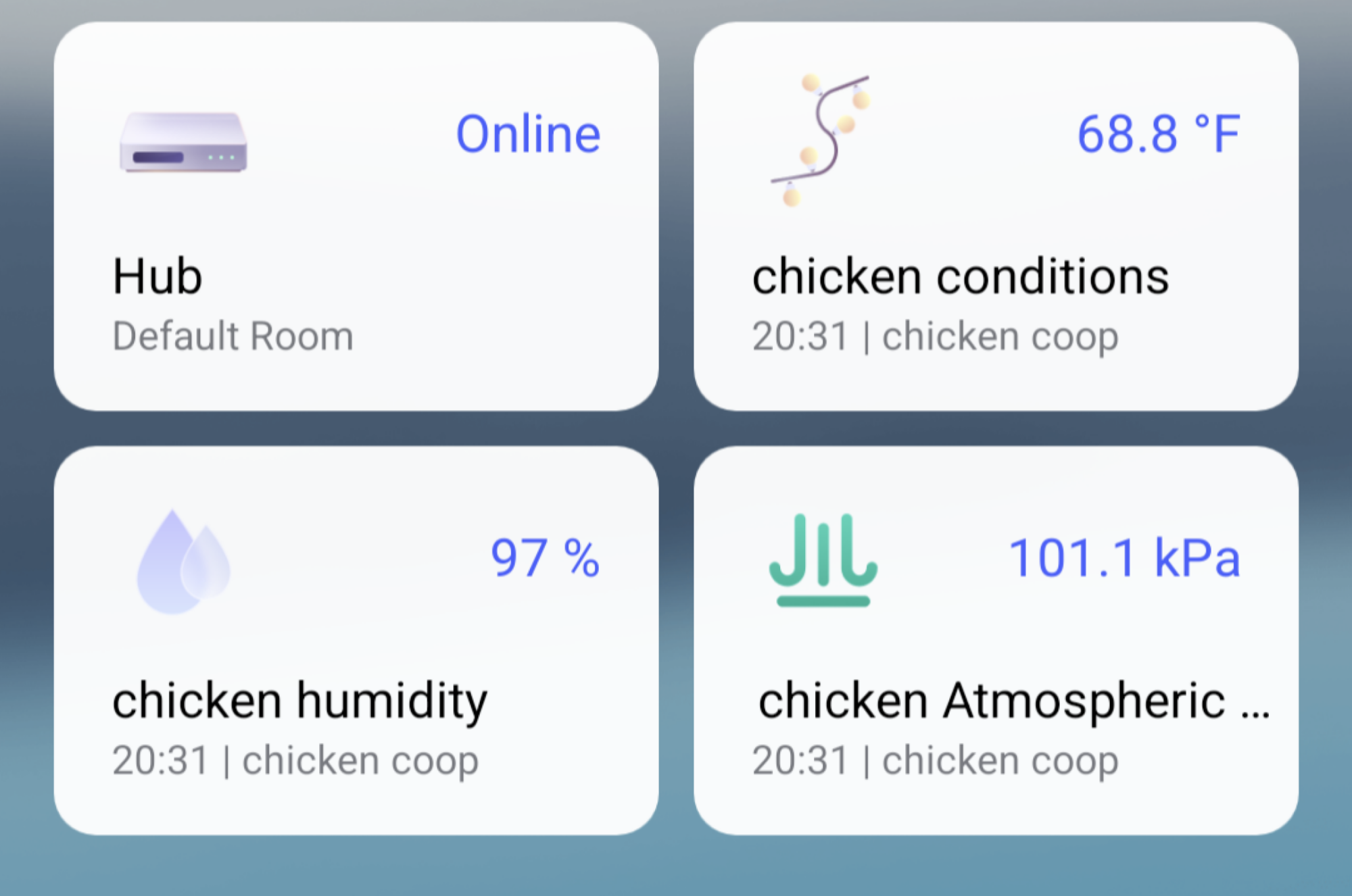 Aqara temperature sensor panel