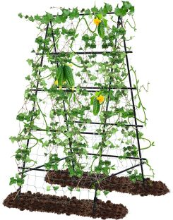 a-frame garden trellis