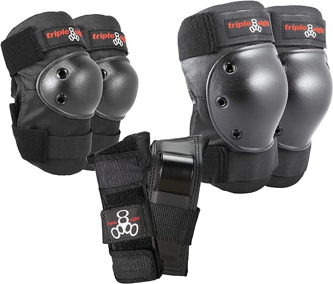 kneepads, elbow pads, wrist guards