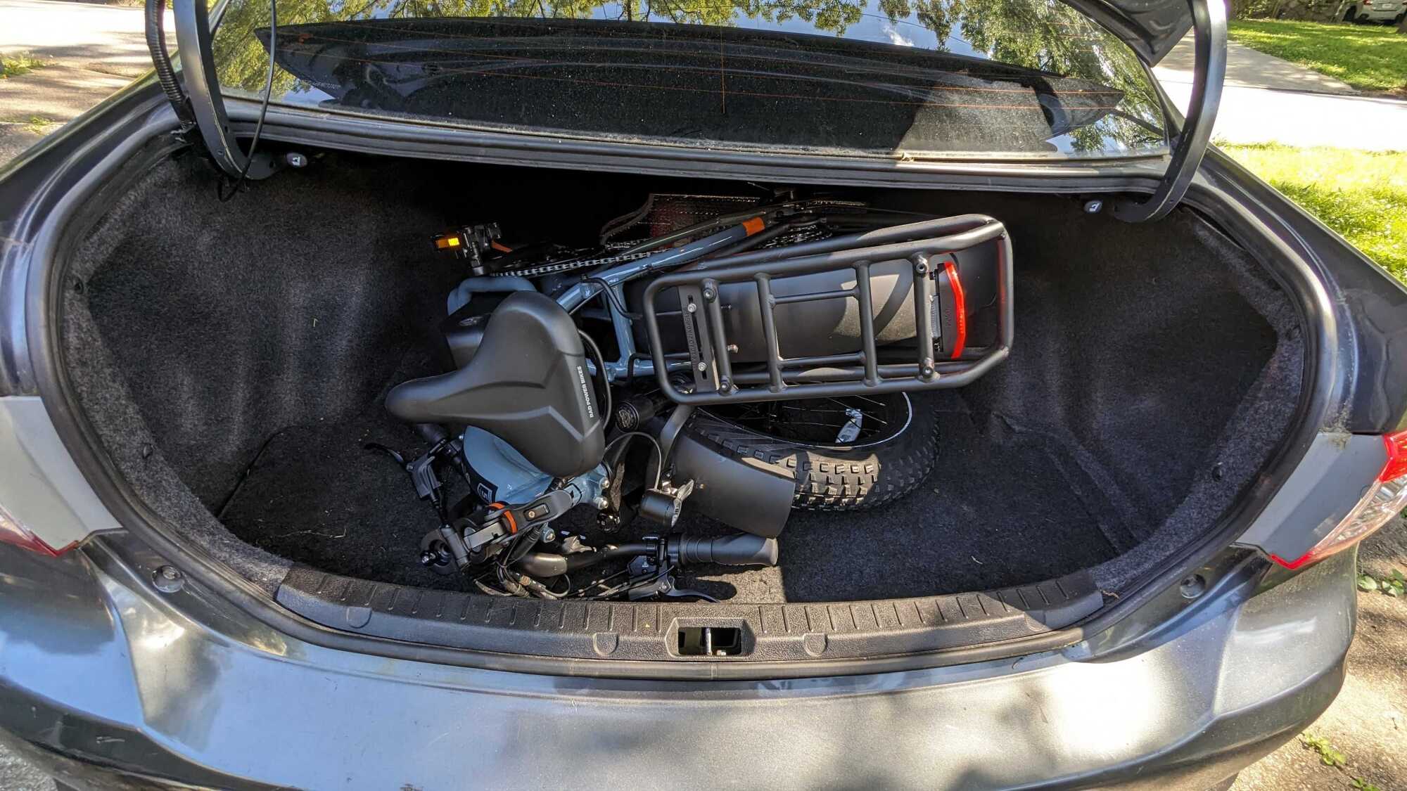 RadExpand 5 Plus inside my Corolla's trunk