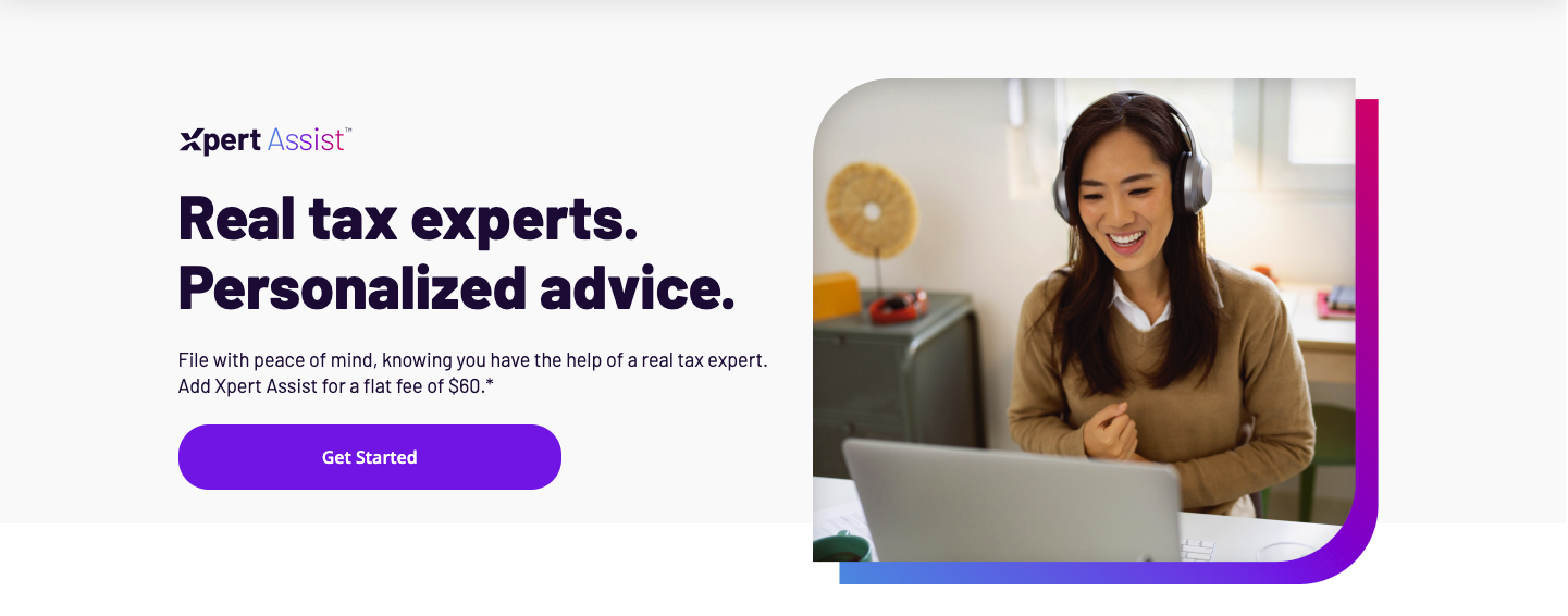 Taxact expert assist screenshot | Source: The College Investor