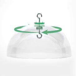 Rotating Dome Squirrel Baffle