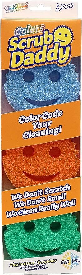 Scrub Daddy Colors, Flexible 3pk