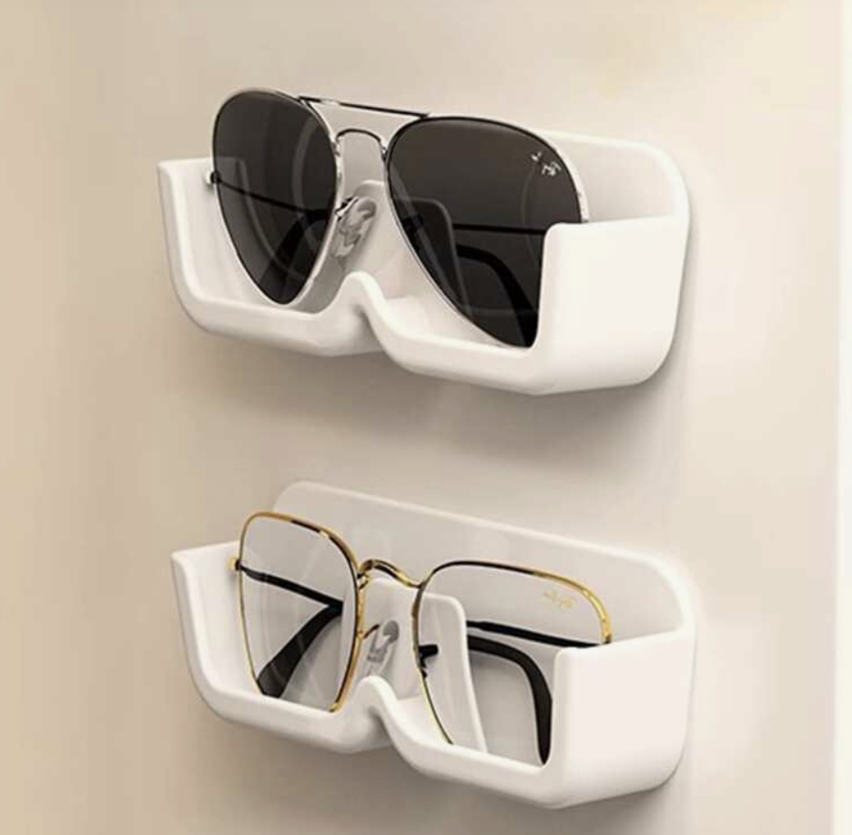 1pc High-end Glasses Storage Box, Easy To Install Wall-mounted Sunglasses Rack