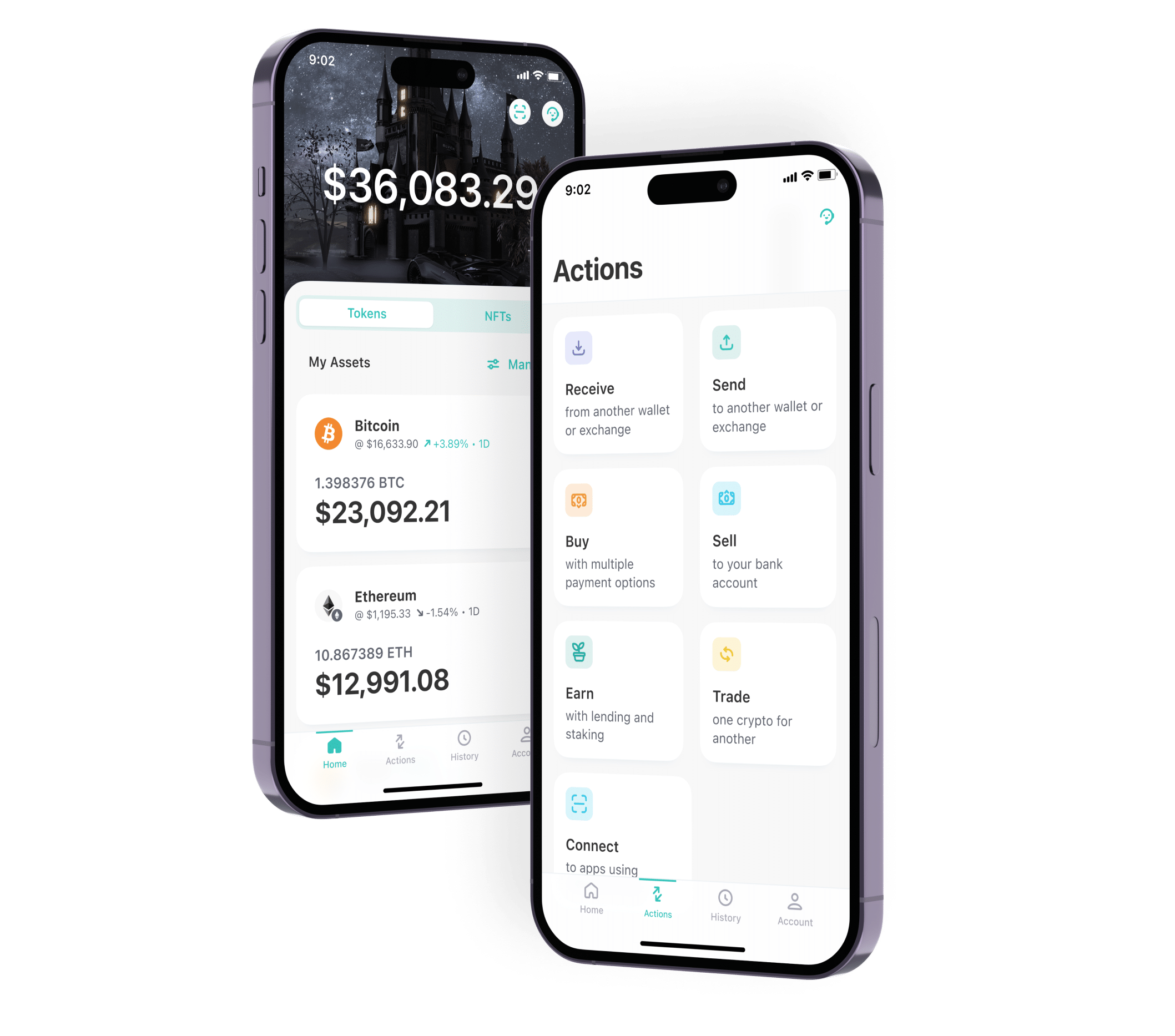 ZenGo mobile wallet interface