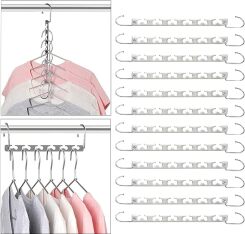 Magic Clothing Hangers Space Saving Sturdy Metal Hangers