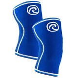 Rehband 7mm Power Max Knee Compression Sleeve for Strength Sports, Competition Grade, Neoprene Knee Sleeves for Bodybuilding & Heavy Powerlifting, Colour:Blue - 1 Pair, Size:X-Large