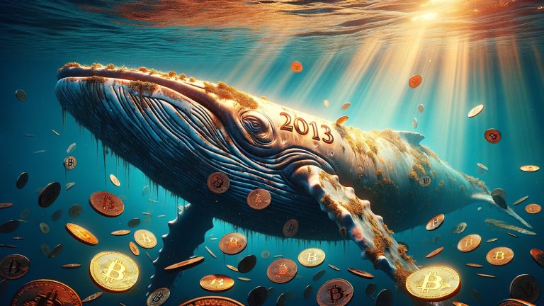 Bitcoin Whale From 2013 Resurfaces, Moves Over 1,000 BTC Worth $61 Million 