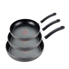 T-fal Ultimate Hard Anodized Thermospot-Indicator 3-Piece (8-Inch,10.25-Inch,12-Inch) Fry Pan Cookware Set