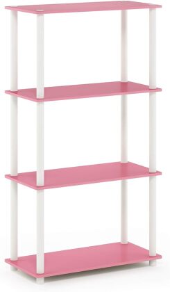 Furinno Turn-N-Tube 4-Tier Multipurpose Shelf Display Rack