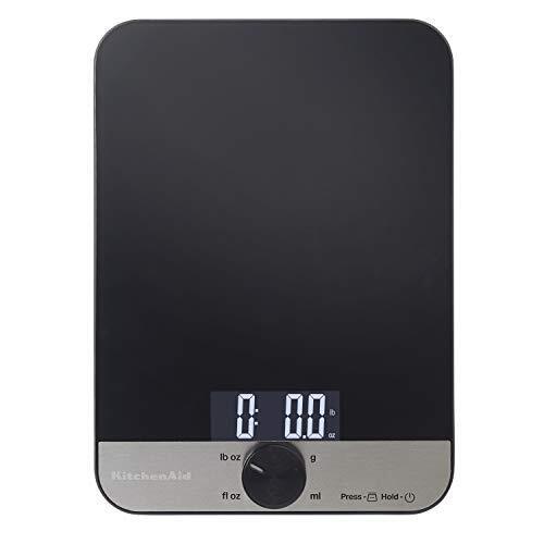 KitchenAid KQ908 Glass Surface 11 Pound Capacity Digital Food Scale