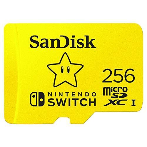 SanDisk 256GB MicroSDXC UHS-I Card for Nintendo Switch