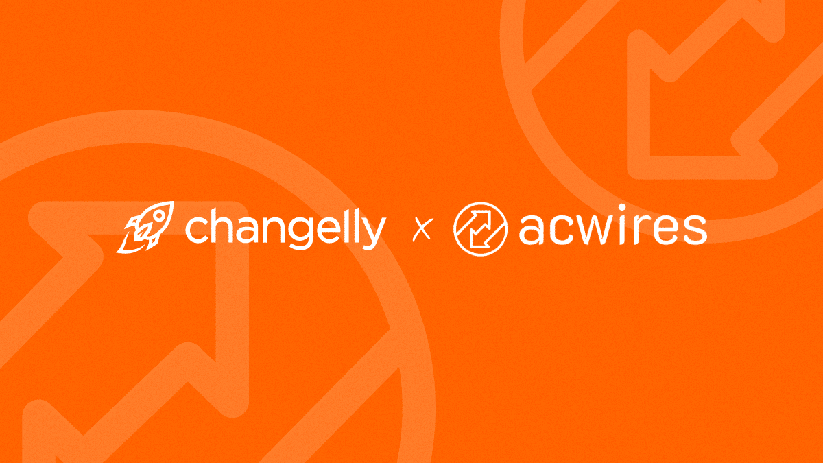 Changelly x Acwires blog press release